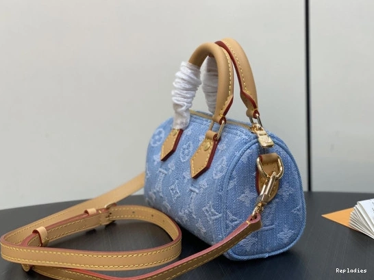 Fake Louis Bags VUITTON LOUIS SPEEDY-16-10-7.5cm NANO 0708